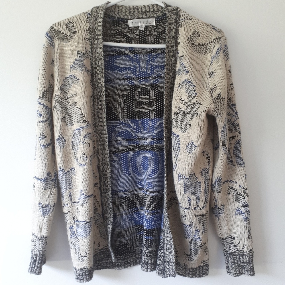Miss Lulo Vintage Inspired Cardigan M